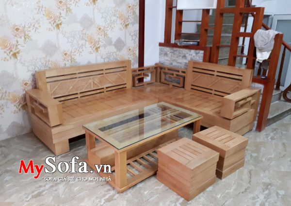 sofa gỗ hiện đại bán tại Bắc Ninh