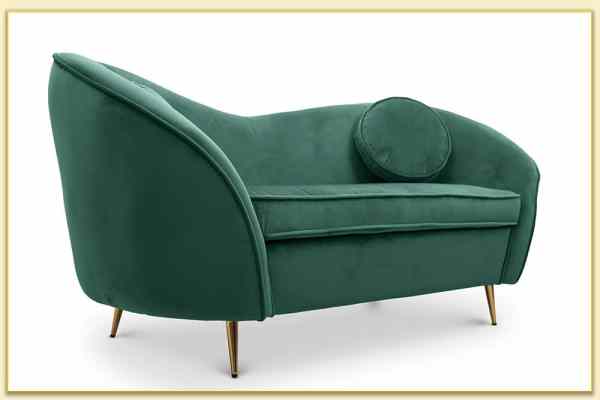 Hình ảnh Ghế sofa văng đẹp nghệ thuật màu xanh Softop-1191