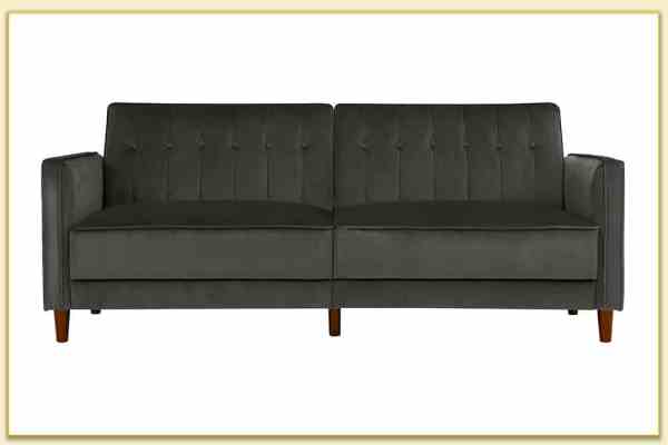 Hình ảnh Ghế sofa văng nỉ dáng nhỏ mini đẹp Softop-1178