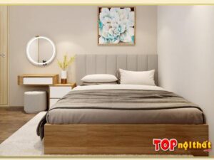 Hình ảnh Giường ngủ gỗ MDF đẹp hiện đại cho chung cư nhỏ GNTop-0139