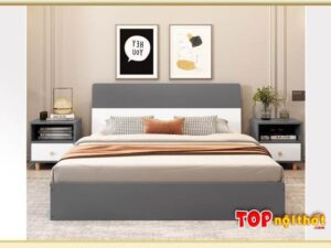 Hình ảnh Giường ngủ gỗ MDF đẹp kiểu đơn giản GNTop-0278