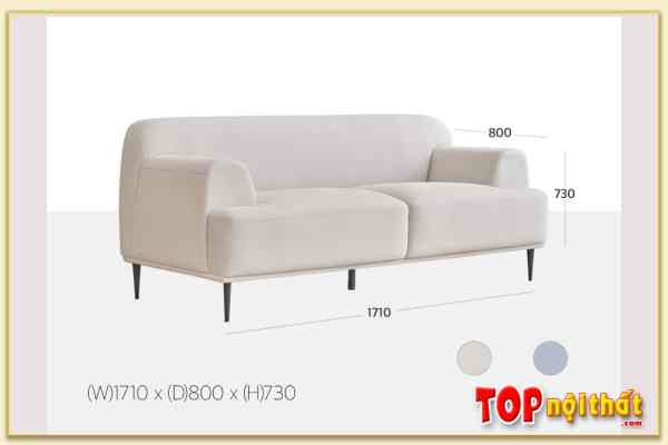 Hình ảnh Kích thước ghế sofa văng nỉ SofTop-0930