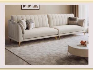 Hình ảnh Sofa văng nỉ 2 chỗ bài trí trong phòng khách đẹp Softop-1563